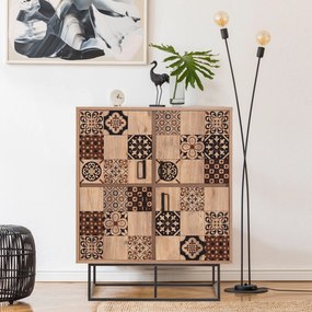 Armário Multiusos Quantum – Pinho Atlântico – 93x115x36 cm