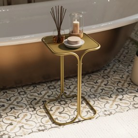 Mesa de Centro SHB-001-B – Dourado – 30x52x30 cm | Tribo Home