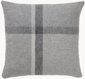 Capa de almofada reversível em lã de alpaca Manhattan