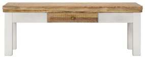 Mesa de centro 110x50x40 cm madeira de mangueira maciça