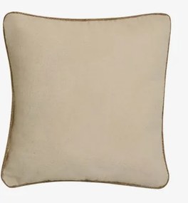 Almofada Quadrada 40x40 Cm Em Algodão Nurmel Creme Cannoli - Sklum