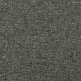 Cama boxspring com colchão 120x190 cm tecido cinzento-escuro