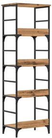 Estante 50x33x153 cm derivados de madeira carvalho artisiano
