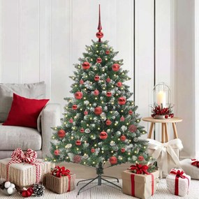 vidaXL Árvore de Natal Artificial Verde 150 cm PVC, Plástico e Aço