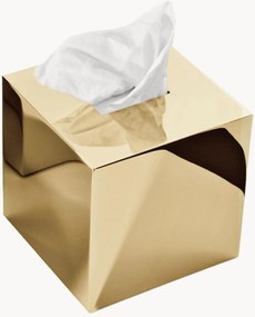 Caixa dourada para lenços de papel Clara