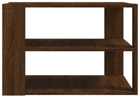Mesa centro 59,5x59,5x40cm derivados madeira carvalho castanho