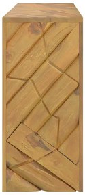 Mesa consola 110x35x75 cm madeira maciça teca