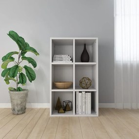 800342 vidaXL Estante/aparador 66x30x98 cm contraplacado branco