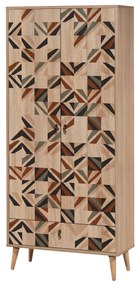 Roupeiro City – Multicolor – 80x190x45 cm