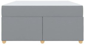 Estrutura de cama com colchão Cinzento-claro 140 x 200 cm