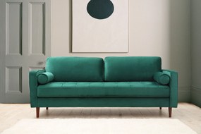 Sofá de 3 Lugares Rome – Verde – 215 cm x 90 cm x 70 cm