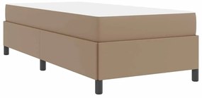 Estrutura de cama com colchão Cappuccino 90 x 190 cm