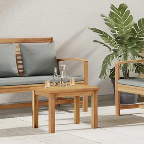 vidaXL Mesa de centro Castanho 50 x 35 x 36 cm Madeira de teca maciça