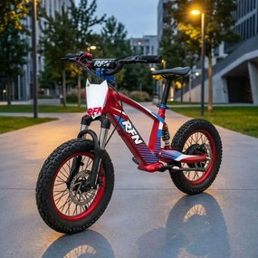 Bicicleta elétrica infantil 350W 16" Roan RXF Evo-S Vermelha