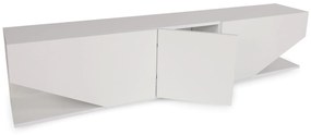 Móvel de TV "Inci" com 3 Portas – 180x40x30 cm – Branco - Design Moder