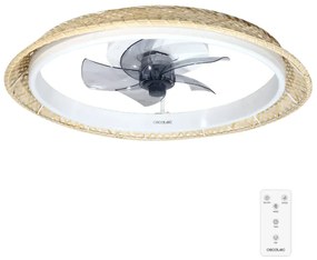 Ventoinha de teto EnergySilence LampAero 620 Natur Design  de design com motor DC, com uma potência de 20 W