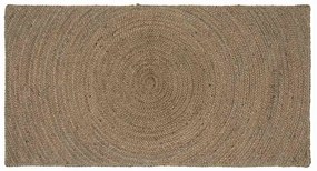 vidaXL Tapetes de área Retangular Cinzeto 100 x 200 cm Juta