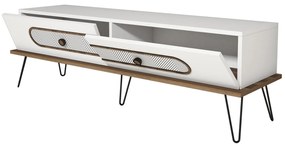 Móvel TV Ekol – Branco – 145 cm x 45 cm x 40 cm