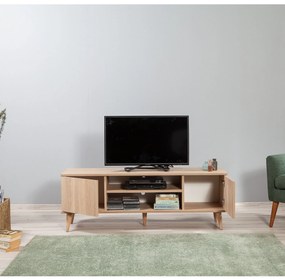Móvel TV Truva – Carvalho Sonoma – 140 cm x 50 cm x 40 cm