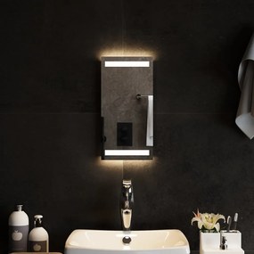 vidaXL Espelho de casa de banho com luzes LED 20x40 cm