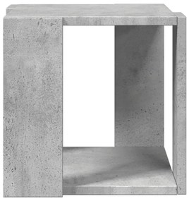 Mesa de centro 32x32x30 cm derivados de madeira cinza cimento