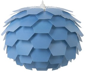 Candeeiro de teto grande azul SEGRE Beliani