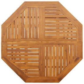 Mesa de jardim dobrável Ø110x75 cm madeira de acácia maciça