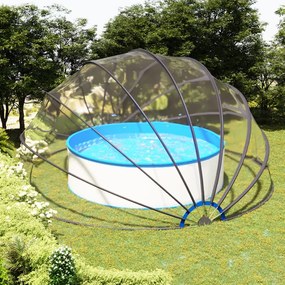 Cúpula de piscina 559x275 cm