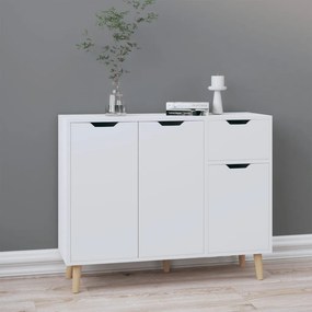 vidaXL Aparador 90x30x72 cm derivados de madeira branco