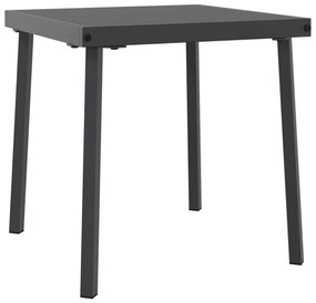 Conjuntos de espreguiçadeiras 2 pcs com rodas e mesa em rattan sintéti