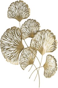 DECORAÇÃO DE PAREDE IRIS 78X5,5X101 CM DOURADO