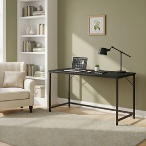 Secretária escritório 60 x 135 x 76 cm preto