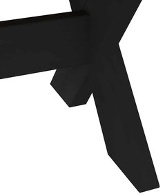 Mesa de centro NOAIN pernas em forma de X 120x60x40 cm