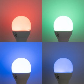 Lâmpada LED inteligente E14 regulável G45 4,9W 470lm 2700K-6500K