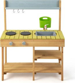 Cozinha Infantil "Piccolo Natura" em Madeira com Fregadero e Grifo Rea