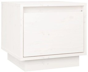 Mesas de cabeceira 2 pcs 35x34x32 cm pinho maciço branco