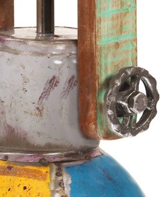 Candeeiro suspenso industrial redondo 25W 19 cm E27 multicor