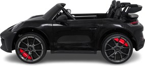 Carro elétrico para Crianças 24V 4x4 2 lugares Porsche 911 GT 3, Rodas Espuma EVA Preto