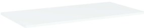Prateleiras para estante 4 pcs 80x40x1,5cm contraplacado branco
