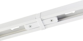 Sistema de iluminação de trilho inteligente com 6 focos brancos monofásicos 200cm - Iconic Jeana