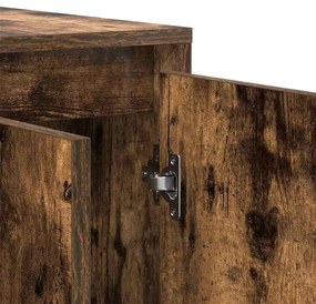 Buffet vidaXL Carvalho fumado Madeira 135 x 41 x 75 cm Armazenamento