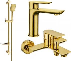 Mexen Alfa DF62 conjunto de banho, dourado - 745703DF62-50