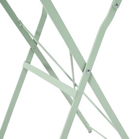 Mesa de Jardim Dobrável Light Mint Ø50x71 cm Aço