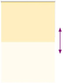 Persiana de enrolar 150x230 cm largura tecido 146,6cm poliéster