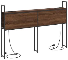 Cabeceira de armazenamento Carvalho castanho 160 cm
