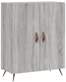 Armário alto 69,5x34x180 cm derivados de madeira sonoma cinza