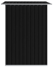 Abrigo de jardim 204x132x186 cm aço antracite