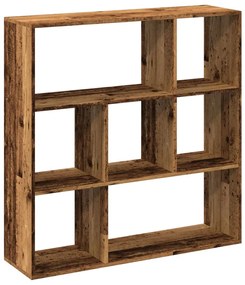 Estante divisória 102x29x103,5 cm deriv. madeira madeira velha