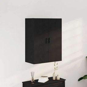 Armário de Parede vidaXL Carvalho Preto 69,5x34x90 cm Madeira de Engenharia