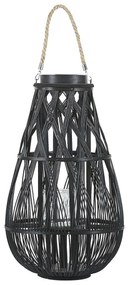 Lanterna decorativa preta 56 cm TONGA Beliani
